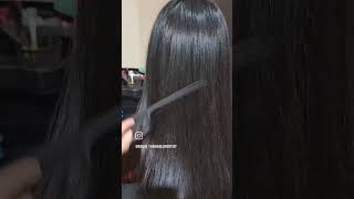 Parament hair smoothing done by me youtubeshorts youtube viralvideo trending [upl. by Richel]