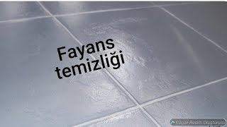 SADECE 1 LİMON İLE DOĞAL FAYANS VE DERZ TEMİZLİĞİ PRATİK TEMİZLİK [upl. by Oona686]