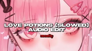 LOVE POTIONS  BJ LIPS PRINCESSPAPARAZZI SLOWED AUDIO EDIT [upl. by Proulx654]