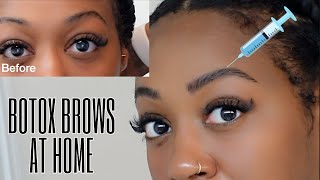 How To Do A Botox Brow Lift at Home  Botox Brow Makeup Tutorial [upl. by Einafit]