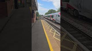 A CLASS 755 STOPS AT NEEDHAM MARKET WITH HORN 27TH AUGUST 2O24 [upl. by Elehcir]