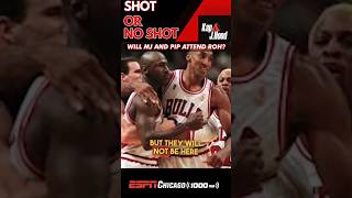 NO SHOT both Michael Jordan amp Scottie Pippen show up to the Bulls ring of honor ceremony [upl. by Annetta781]