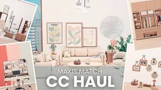 ✨OCTOBER MAXIS MATCH CC FURNITURE HAUL  CC LINKS✨  The Sims 4 [upl. by Nocaed]