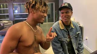 Juice WRLD freestyle w ILOVEMAKONNEN [upl. by Ennagem]