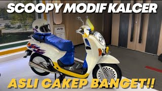 GAK NYANGKA BISA SEKEREN INI MODIFIKASI HONDA SCOOPY KALCER [upl. by Dabbs]