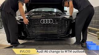 Audi A6 C8 change to MTM outlook [upl. by Maureene288]