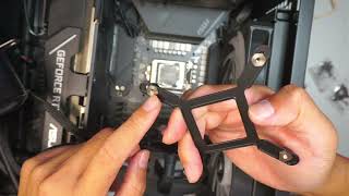 CORSAIR iCUE H100i ELITE Installation [upl. by Giffy716]