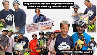 Cyclegiri with sonam wangchuk SaveLadakh SaveHimalaya ClimateMarch 6thschedulefor Ladakh [upl. by Berkly]