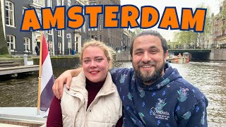 Hollanda Amsterdamda kanal turu yaptik  Hollanda Amsterdam VLOG 🇳🇱 [upl. by Ursas]