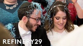 The Deep Meaning Behind An Orthodox Jewish Wedding  World Wide Wed  Refinery29 [upl. by Salome]