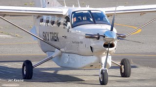 QuestDaher Kodiak 100 Takeoff amp Landing  Kohnan Aerodrome in October 2018 [upl. by Yobybab]