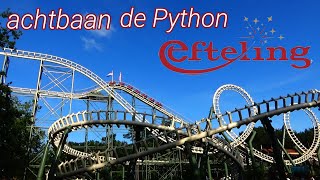 De Python  Efteling achtbaan de python  Efteling Theme park  Efteling attracties 2021 [upl. by Karly]