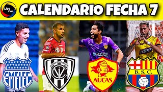 CALENDARIO FECHA 7 LIGAPRO 2024 [upl. by Nerrag]