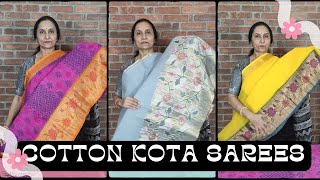 cotton kota sarees by Anitha reddy from Trendsblockprints [upl. by Brouwer917]