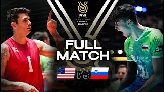 🇺🇸 USA vs 🇸🇮 SLO  Paris 2024 Olympic Qualification Tournament  Full Match  Volleyball [upl. by Jemimah]