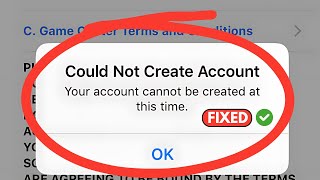 How to Fix Could not Create Apple IDCannot Create Apple ID at this time  iPhone iPad MacBook 2024 [upl. by Neoma]