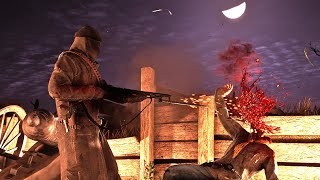 Cinematic Savagery Vol 37 Quickdraws Gunfights amp Robberies Red Dead Redemption 2 [upl. by Mallen]