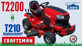 Craftsman T2200 42quot Riding Mower  Features and Components Does this Replace the T210 [upl. by Bevis490]