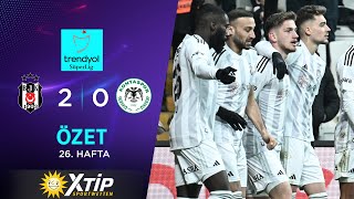 MERKUR BETS  Beşiktaş 20 T Konyaspor  HighlightsÖzet  Trendyol Süper Lig  202324 [upl. by Naziaf909]