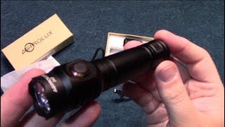 AstroLux S43 Flashlight Review [upl. by Lertnek]