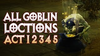 Diablo 3 PETS  MENAGERIST  RAINBOW GOBLIN WHIMSYDALE  ALL LOCATIONS [upl. by Sturges]