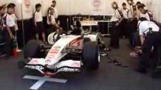 F1 Engine Test HONDA RA106 in Odaiba  2006 [upl. by Atat]