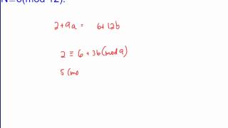 System of Linear Congruences Examples [upl. by Mcconnell]