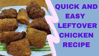 Quick and Easy Leftover Chicken Recipe  Glenda Pila [upl. by Rebmaed]