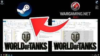 How to play with WARGAMING account on STEAM  World of Tanks [upl. by Yliab]