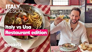 4 Cultural differences between Italy and the United States at the restaurant [upl. by Oeram]