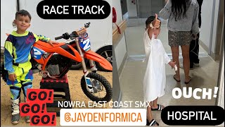 Nowra east coast smx race track to hospital Ktm e5 nippers motocross Jayden Formica [upl. by Aydni18]