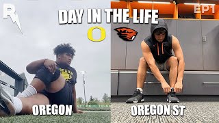 Day In The Life Oregon Vs Oregon St Football RIVALS [upl. by Osswald]