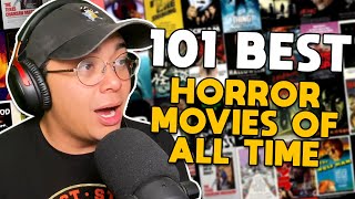 RANKING THE 101 BEST Horror Movies of ALL TIME [upl. by Yenahpets302]