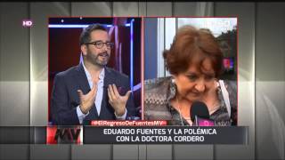 Eduardo Fuentes analiza la polémica con la doctora Cordero [upl. by Eceirehs]