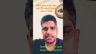 Tobacco cessation need of the hour issues tobacco tobaccocontrol tobaccofree [upl. by Yntirb]