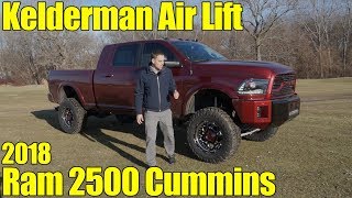 LIFTED 2018 Ram 2500 Laramie Cummins with Kelderman Air Suspension MUST SEE [upl. by Goldshlag92]