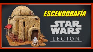 Tutorial  Escenografía para STAR WARS LEGION Casa Tatooine [upl. by Wes]