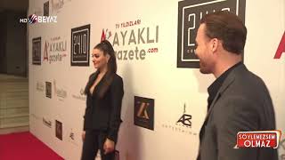 hande y kerem en los premios AYAKLI GAZETE 22112021 [upl. by Alyl]