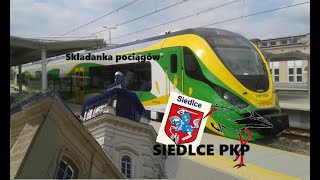 Stacja kolejowa Siedlce  Składanka pociągów  21052016 [upl. by Tessie]