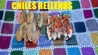 Como Hacer Estos Ricos Y Deliciosos Chiles Rellenos Super Fácil De Hacer [upl. by Anuait]