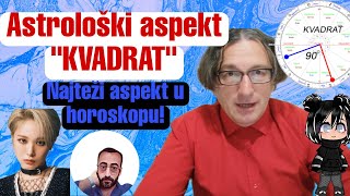 PREDRAG PETKOVIĆ quotKVADRATquot NAJTEŽI ASPEKT U HOROSKOPU [upl. by Anaele]