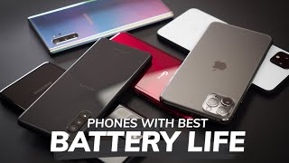 Best Battery Life Smartphones 2020 [upl. by Siduhey]