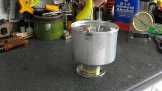 Super Cat Alcohol stove demo [upl. by Letitia45]