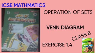 VENN DIAGRAM  OPERATION OF SETS EX 14 [upl. by Sina886]