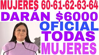 🎉SERÁN 6000 SORPRESA MUJERES 6061626364 CONFIRMADO ARIADNA MONTIEL REYES 🎉 [upl. by Sibylle]