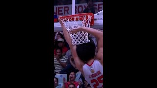 Japeth Aguilar WITH A SLAM DUNK for Brgy Ginebra vs San Miguel 💥 PBA Season 49 Governors Cup [upl. by Halli293]