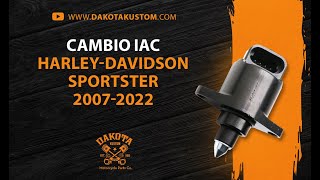 Cambio IAC HarleyDavidson Sportster 20072022  Dakota Kustom [upl. by Chloette504]