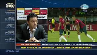 Palabras de Gallardo post Jorge Wilstermann 30 River [upl. by Louella180]