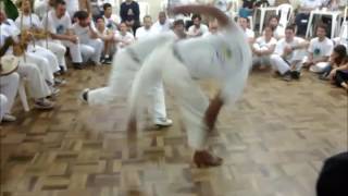 Mestre Khorvão e Mestre Ivonei Capoeira Angola Palmares Florianópolis SC Brasil 2013 [upl. by Enileda]