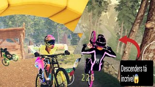 Descenders melhor jogo de bicicleta mobile conferindo o game no Android tá incrível Gameplay 2022 [upl. by Fergus201]